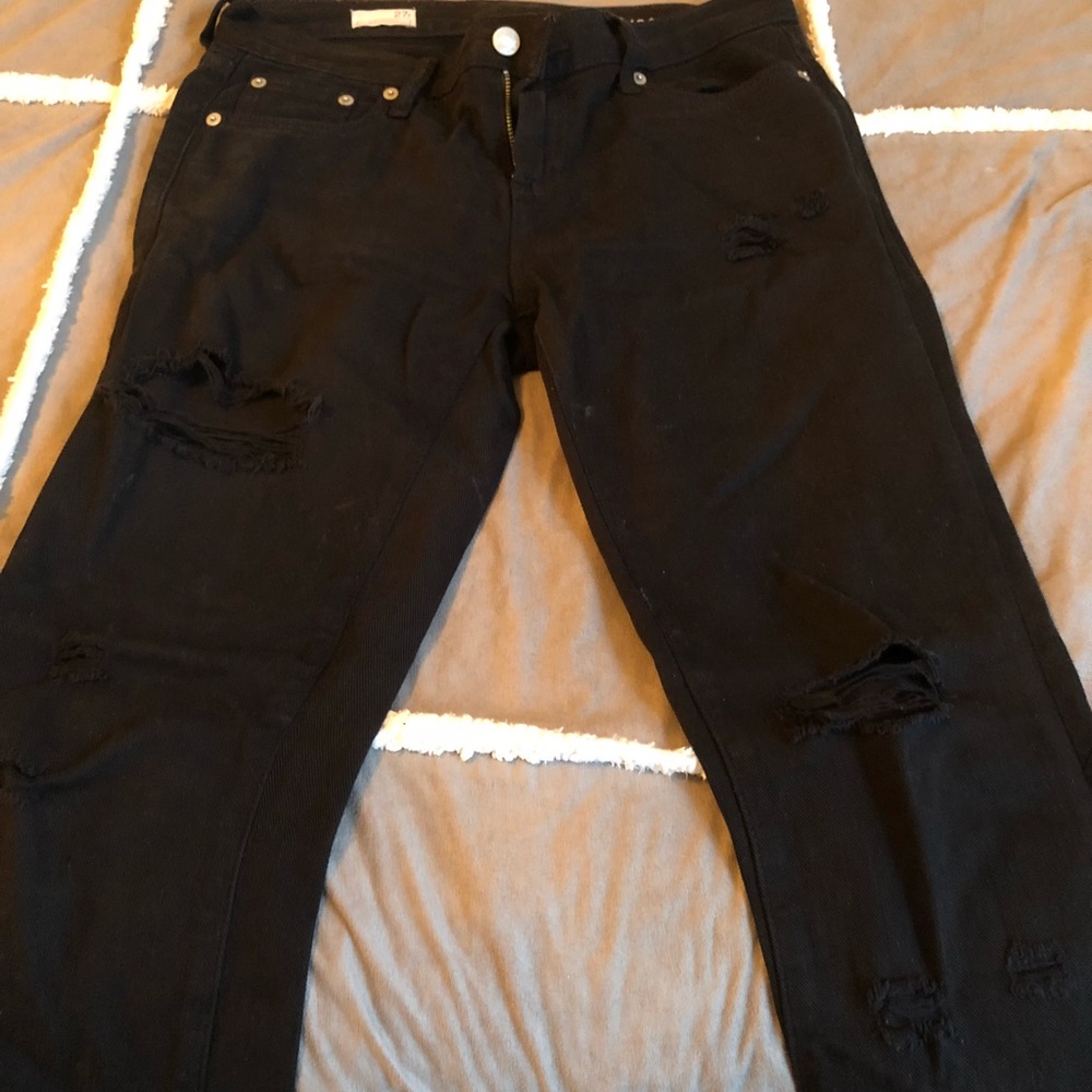 Black girlfriend jeans